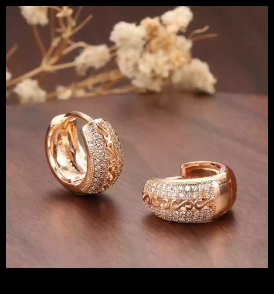 جاذبية مشعة: الكشف عن جمال المجوهرات الذهبية