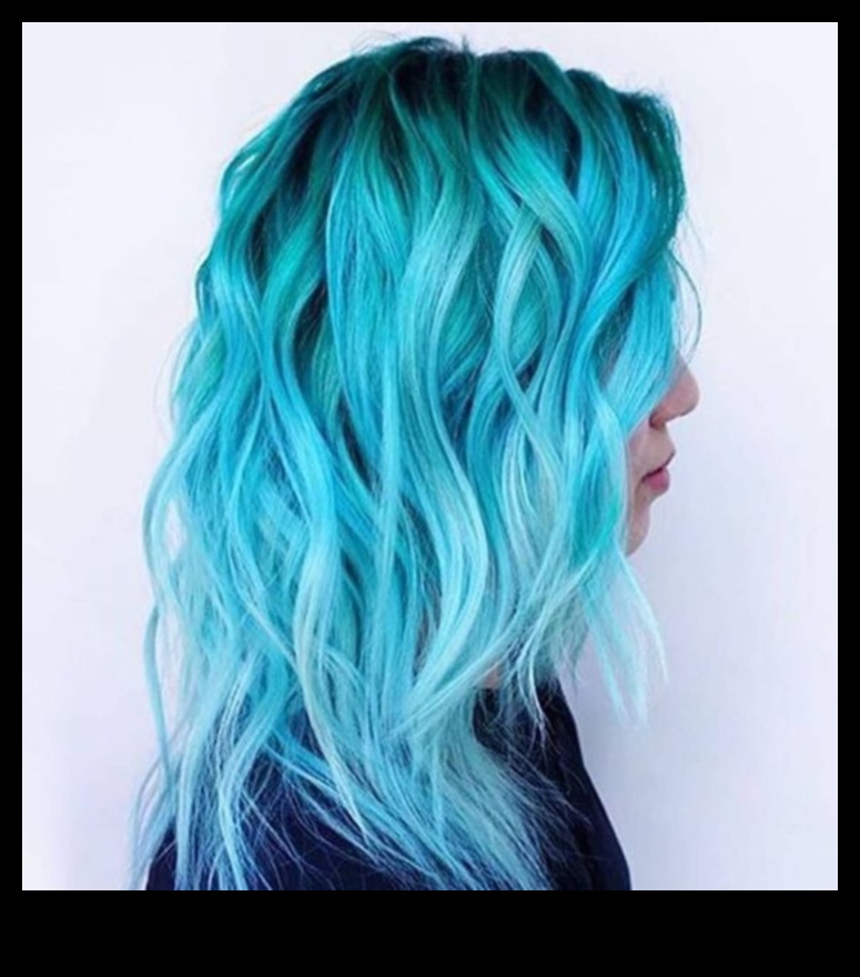 الشعور باللون الأزرق؟ إلهام لون الشعر الأزرق الجريء والجميل