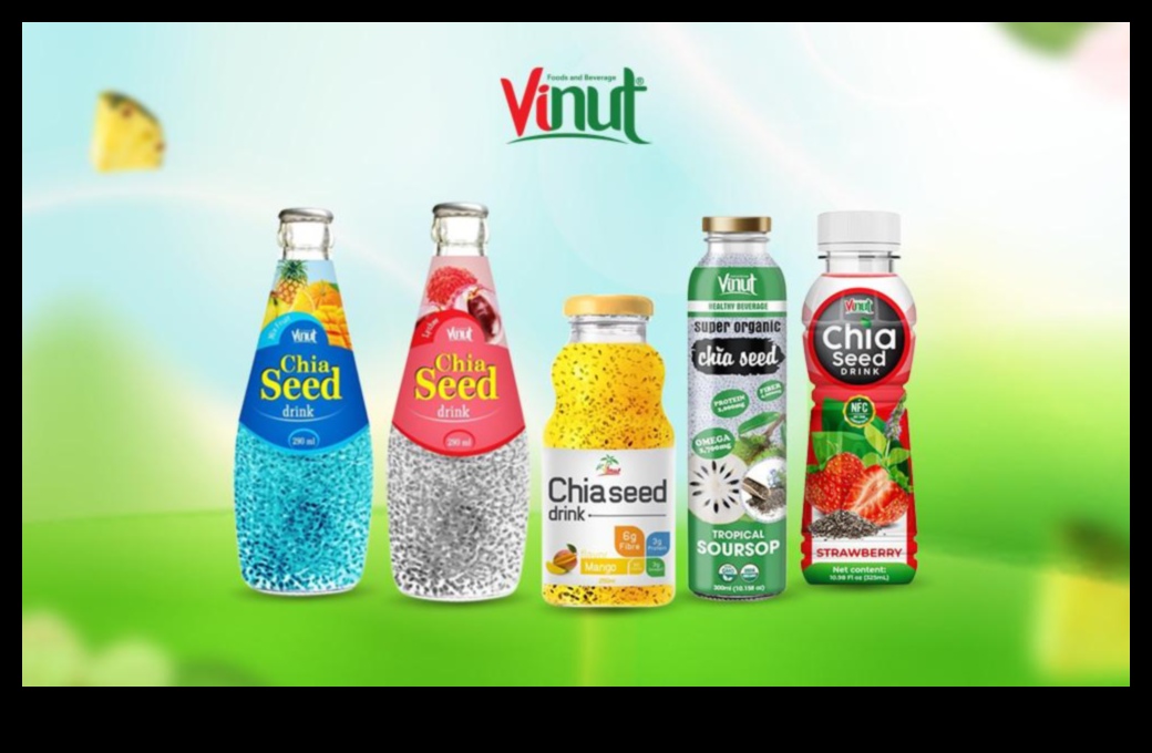 الإكسير المعبأ بالمغذيات: استكشاف عالم أصناف مشروبات بذور الشيا